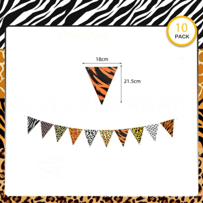 2025 New animal holiday theme disposable paper tableware 