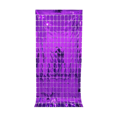 Sequin backdrop square foil fringe curtains rain silk door