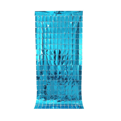 Sequin backdrop square foil fringe curtains rain silk door