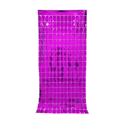 Sequin backdrop square foil fringe curtains rain silk door