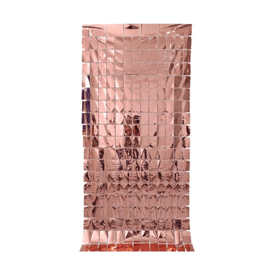 Sequin backdrop square foil fringe curtains rain silk door
