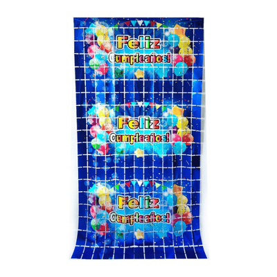 Sequin backdrop square foil fringe curtains rain silk door
