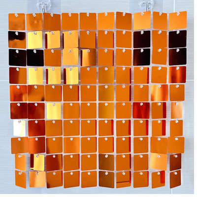 PET pneumatic plate shimmer mirror silk sequin wall panel