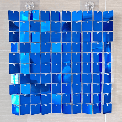  PET pneumatic plate shimmer mirror silk sequin wall panel