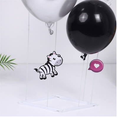 Party Decoration Farm Series Cute Cow Zebra Balloon Set
