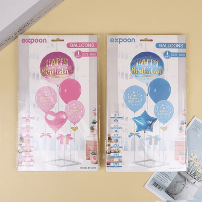  New birthday balloon table Float set A4 base small set 