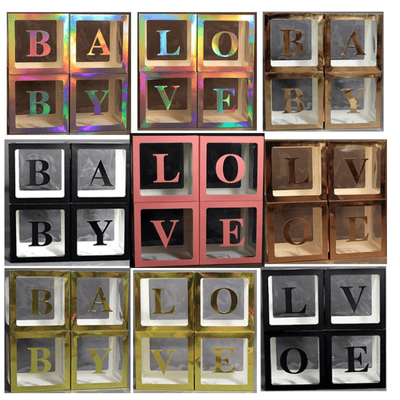 Hot Sale Transparent Balloon Box for Party Decoration