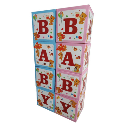 Balloon box baby shower gift box Colorful printed cartoon box