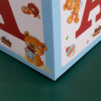 Balloon box baby shower gift box Colorful printed cartoon box