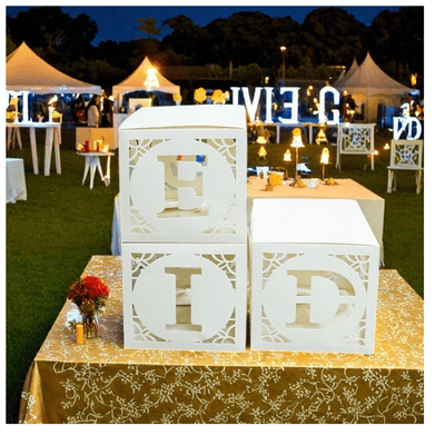2025 Ramadan Led Lights Kareem Islam Decor Eid Mubarak Box