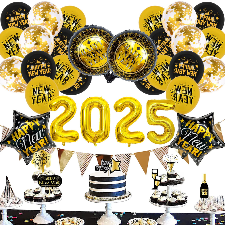 2025 New Year Balloon Decoration Set
