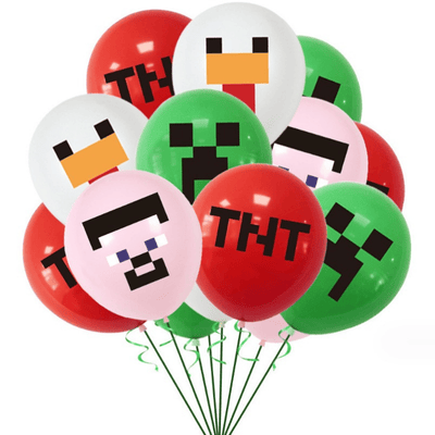 Wholesale cartoon game pixel vs theme party balloon set 