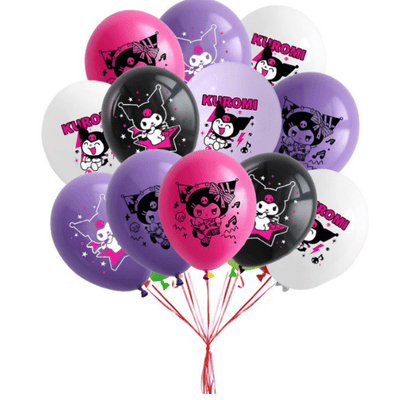 12 inch cartoon character latex balloon set