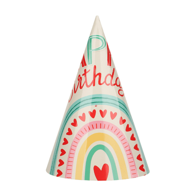 Rainbow theme party disposable tableware set kids party 
