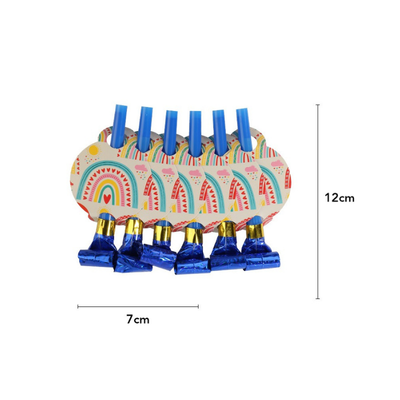 Rainbow theme party disposable tableware set kids party 