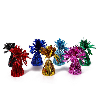Balloon weight metallic wrapped foil balloon weights 