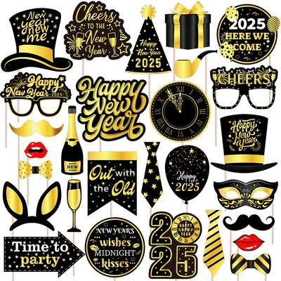 New Year party supplies new year eve party photo props set