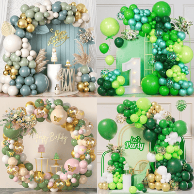 Jungle balloon garland arch kit birthday wedding party decor