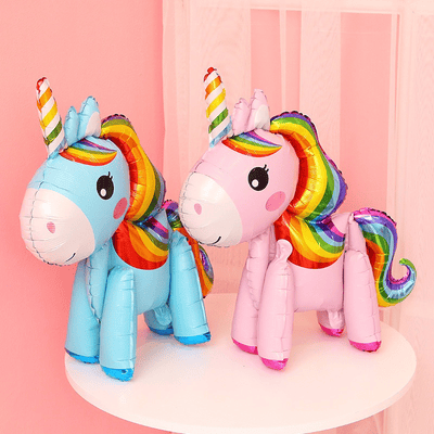3D Unicorn theme aluminum foil balloons for party decoration