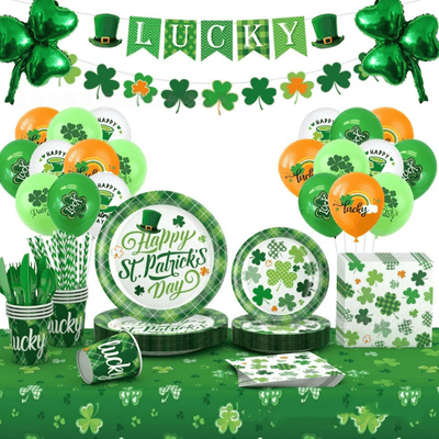 ST. Patrick's Day Party holiday supplies disposable tableware