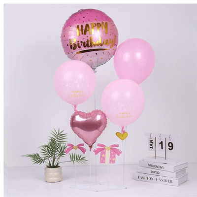  New birthday balloon table Float set A4 base small set 